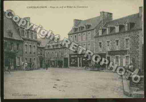 Ville de CHATELAUDREN Carte postale ancienne